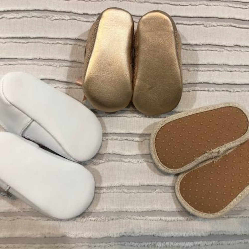Like New - 3 pair Baby Dress shoes - Ones a Leather Upper - ones an Old Navy - Picture 5 of 5